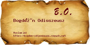 Bogdán Odisszeusz névjegykártya